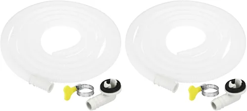 Miniatura 10 de PATIKIL Kit de drenaje de aire acondicionado de 3.3 pies, conector de drenaje universal, manguera de drenaje de CA con abrazadera para grifo