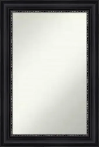 Miniatura 263 de Amanti Art Espejo personalizado, espejo de baño negro Astor, espejo de pared o espejo de tocador de baño sobre el fregadero (25 x 25 pulgadas)