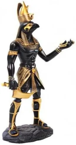 Miniatura 2 de Pacific Giftware Estatua egipcia de la decoración del hogar de Horus hecha de polires