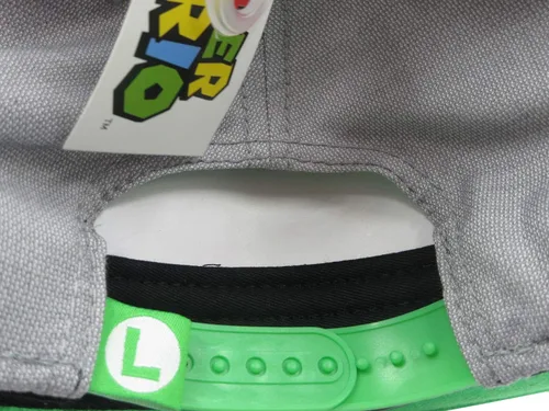 Miniatura 5 de BIOWORLD Nintendo Super Mario Bros - Gorra Snapback con logotipo de goma Luigi