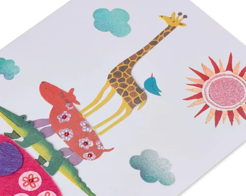 Miniatura 5 de Papyrus Tarjeta de baby shower para niña (So Happy You're Here)