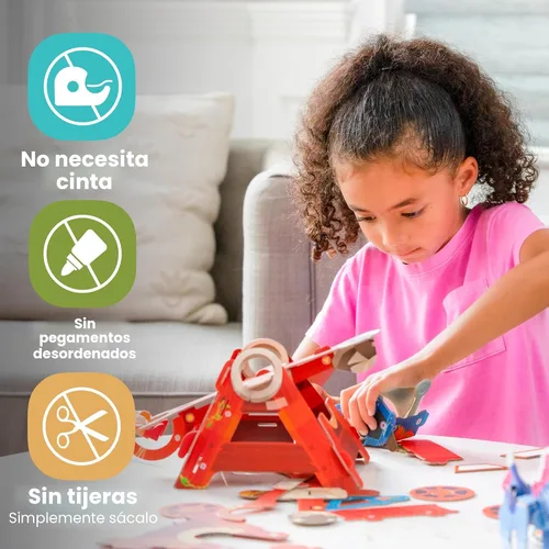 Miniatura 4 de Catapult - Lanzador de gnomos, juguete STEM seguro para niños de 3 años en adelante, para imaginación, aprendizaje y juego educativo con historias