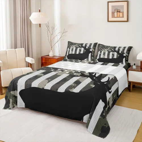 Miniatura 38 de Erosebridal Happy Camping - Juego de sábanas tamaño individual para niños, diseño de animales del bosque del bosque, para bebés, niños y niñas