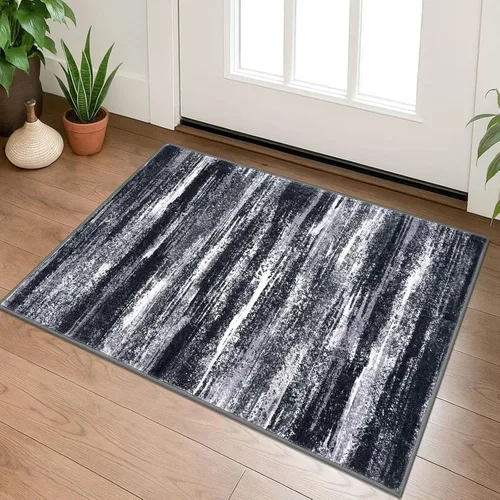 Miniatura 113 de Alfombra de pasillo moderna Lansny 2 x 6 pulgadas, alfombra de cocina lavable verde mostaza multicolor, alfombra antideslizante suave para pasillo