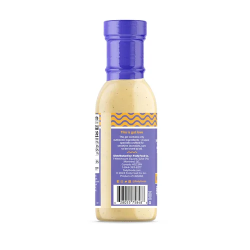 Miniatura 3 de Fody Foods - Paquete de aderezo de ensalada vegano de arce Dijon con certificado bajo en fodmap, receta sensible, apto para dieta cetogénica