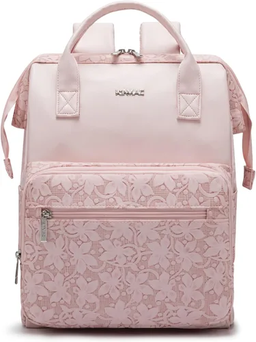Miniatura 30 de Kinmac Mochila para portátil de estilo abierto para laptop de hasta 15.6 pulgadas, para hombres y mujeres, mochila de viaje al aire libre