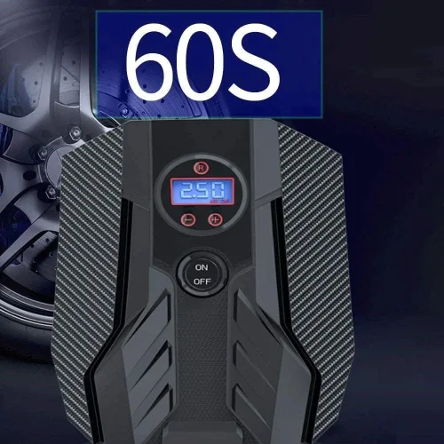 Miniatura 2 de Compresor de aire portátil, mini inflador, bomba eléctrica de 12 V, 150 PSI, inflador de neumáticos automático portátil de presión para automóviles
