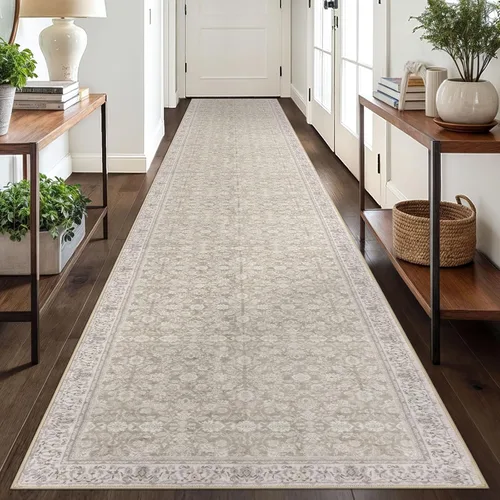 Miniatura 124 de SIILOOM Alfombra antideslizante de pasillo moderna de 2 x 5, súper suave, para pasillos, decoración para cocina, alfombras para pasillos sin 2-Verde