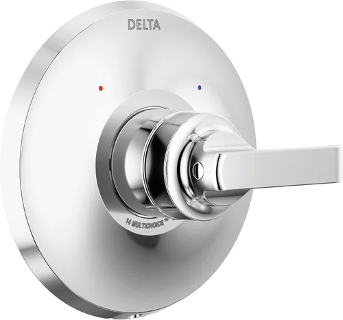 Miniatura 7 de Delta Faucet Tetra Serie 14 Lumicoat T14089-SS-PR - Kit de moldura de válvula de ducha de níquel cepillado, mango de ducha, kit de molduras de ducha