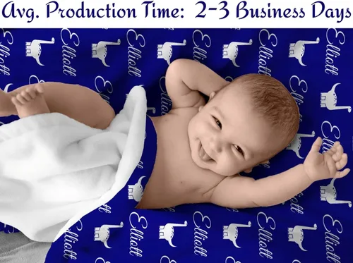 Miniatura 6 de Mantas de bebé personalizadas para niñas y niños con nombre e icono personalizado, regalos personalizados para bebés, niños pequeños, mantas de bebé