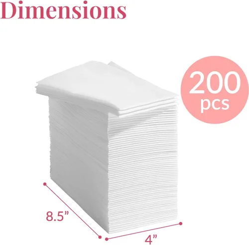Miniatura 3 de Prestee 200 toallas de mano de papel desechables que se sienten como servilletas de lino, 2 capas, toallas de invitados, servilletas de papel