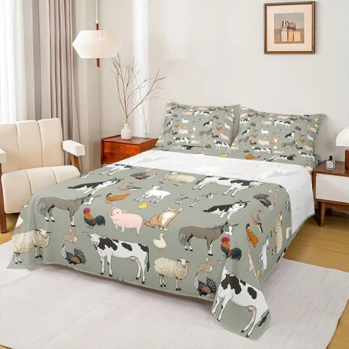Miniatura 28 de Feelyou Football Bed Sheets Set Twin Size Basketball Sports Deep Pocket Fitted Sheet Soccer Ball Game Bedding Sets Black Baseball Gaming Soft Bed
