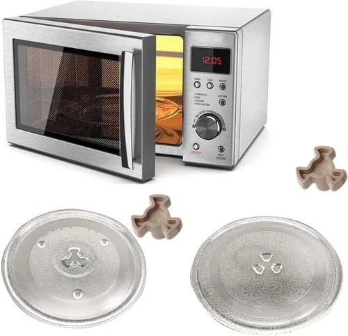 Miniatura 2 de 2 acopladores de plato giratorio para microondas, eje de microondas de 0.59 pulgadas, guía de rodillo de microondas pequeño, eje de bandeja