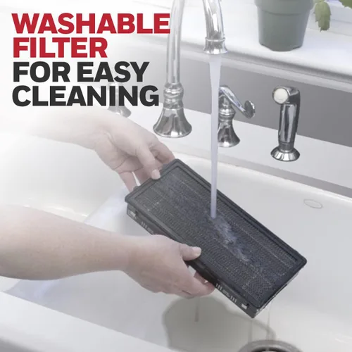 Miniatura 5 de Honeywell HFD-120-Q QuietClean Purificador de Aire con Filtros Lavables Permanentes, Habitaciones Medianas (170 pies cuadrados), Negro