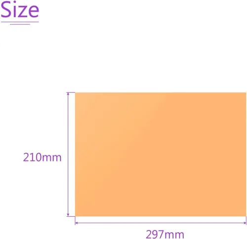 Miniatura 3 de DMiotech 10 piezas de filtro de luz de gel de corrección superpuesto de plástico transparente PVC hojas naranja para fotos, películas, video