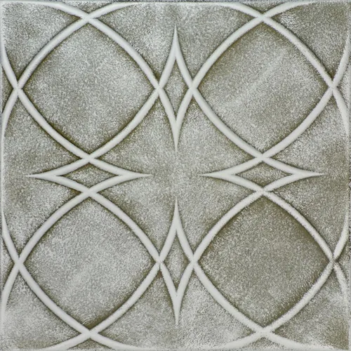 Miniatura 4 de À LA MAISON CEILINGS R82 - Azulejos de techo de espuma con pegamento de círculos y estrellas (21.6 pies cuadrados/caja), paquete de 8, color dorado