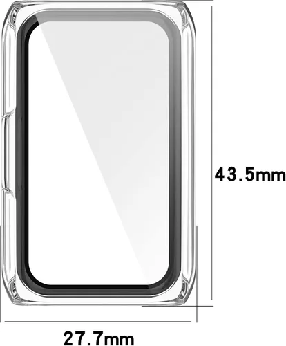 Miniatura 2 de Funda protectora de pantalla compatible con Huawei Band 7, protector de pantalla resistente a los arañazos, funda protectora completa para Huawei