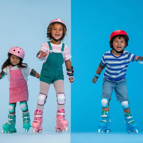Miniatura 9 de Volution Learner Twista Patines – Patines ajustables 2 en 1 para niños a partir de 2 años – Convierte de patines de tres ruedas a patines en línea