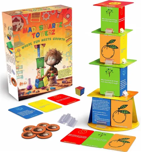 Miniatura 9 de Thought-Spot Mad Smartz - Juego de gestión de la ira y habilidades sociales para niños y adolescentes Herramienta de control de impulsos y TCC