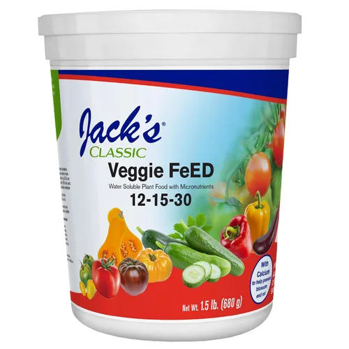 Miniatura 8 de Jack's Classic 12-15-30 Fertilizante soluble en agua para alimentos vegetales con micronutrientes, 1.5 libras, paquete de 2 – Crecimiento de plantas