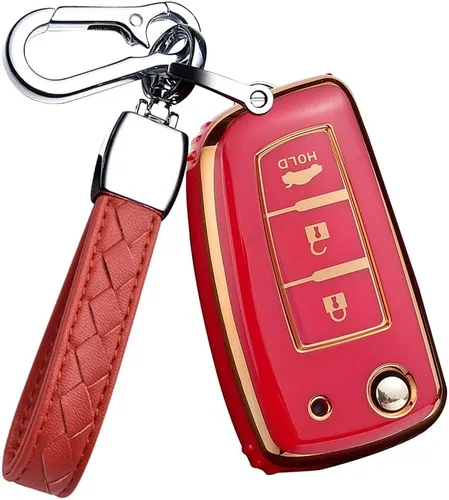 Miniatura 9 de Funda protectora para llave de TPU suave para Nissan Rogue Flip con 3 botones, soporte para llave remota inteligente para Nissan Rogue Select