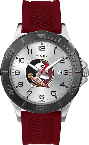 Miniatura 14 de Timex Tribute Men's Collegiate Gamer 42mm Watch – Georgia Bulldogs with Black Silicone Strap Oklahoma Sooners