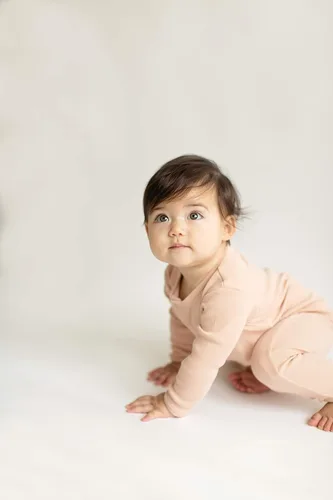Miniatura 6 de NEUTBABY Mamelucos de una pieza de manga larga de algodón para niños y niñas