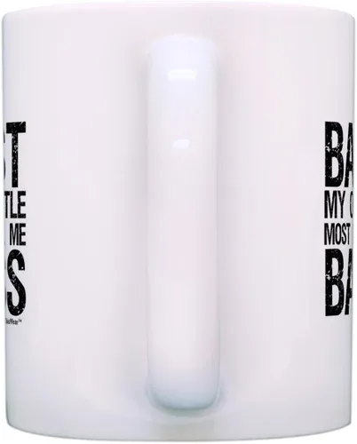 Miniatura 2 de ThisWear Taza de café con diseño de bajo y guitarra, para músico, título oficial, color blanco