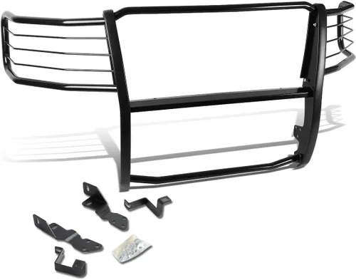 DNA Motoring GRILL-G-015-BK Protector de rejilla de cepillo para defensa delantera, negro
