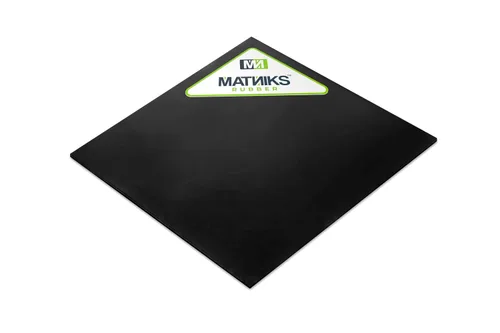 Miniatura 10 de MATNIKS Lámina de Goma de Neopreno, Trabajo Pesado, Alto Grado 60A, Negro, 12x12 Pulgadas por 1/16" (+/- 5%) para Fontanería, Juntas