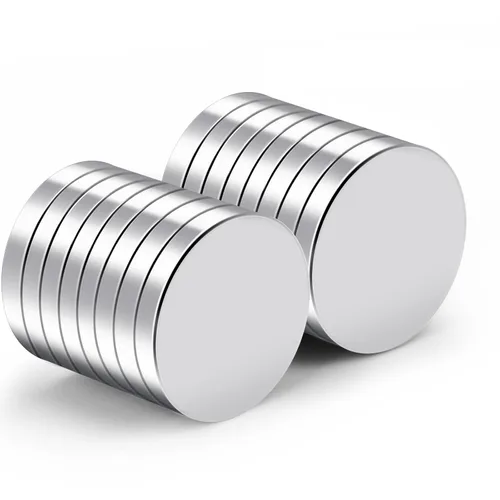 Miniatura 8 de TRYMAG Imanes, 20 imanes de neodimio fuertes para manualidades, imán de alta resistencia, pequeño imán redondo para refrigerador para oficina