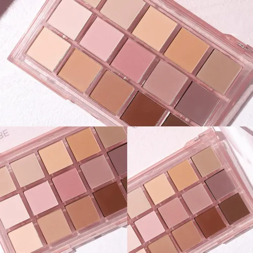 Miniatura 6 de UCANBE Paleta de sombra de ojos mate neutral, 15 colores Nude Taupe Rose Brown maquillaje de ojos, kit de regalo de sombras de ojos de tono cálido