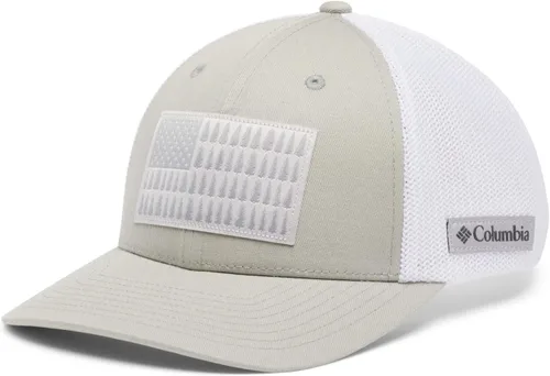 Miniatura 290 de Columbia - Gorra de malla con bandera con árboles unisex para adultos, corona alta