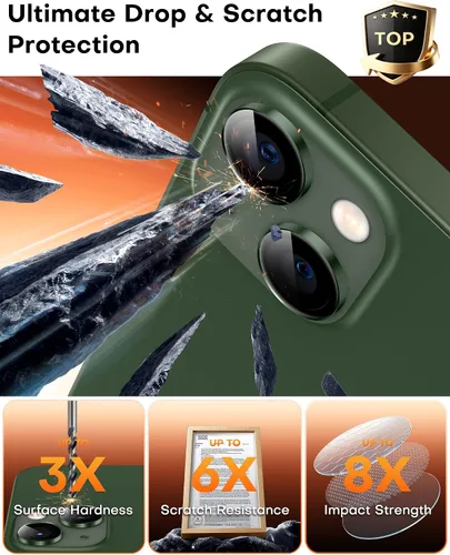 Miniatura 4 de TOCOL Camera Lens Protector for iPhone 13 / iPhone 13 Mini Tempered Glass HD Individual Scratch Resistant Camera Cover Accessories Case Friendly 2
