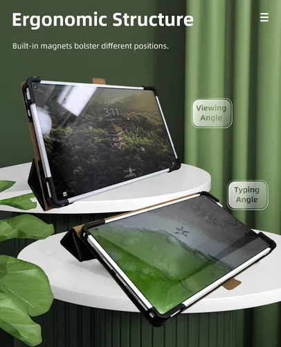 Miniatura 3 de Funda delgada compatible con Chuwi Hi10 Xpro 10.1 pulgadas Tablet Case Flip Stand Cover SN