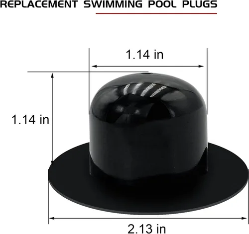 Miniatura 2 de Repuesto de enchufe de pared para piscina Intex Bestway Coleman Summer Escape Ground Piscinas Filtro Bomba Filtro Agujero Tapón (4 unidades)