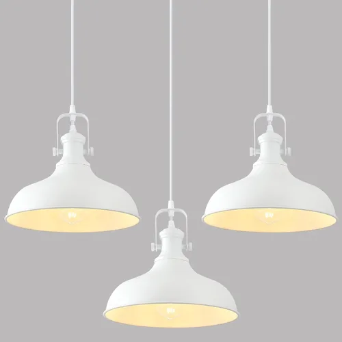 Miniatura 14 de Luces colgantes negras para isla de cocina, 11.41 pulgadas, lámpara colgante industrial vintage, luces de isla para cocina, comedor, dormitorio, 1