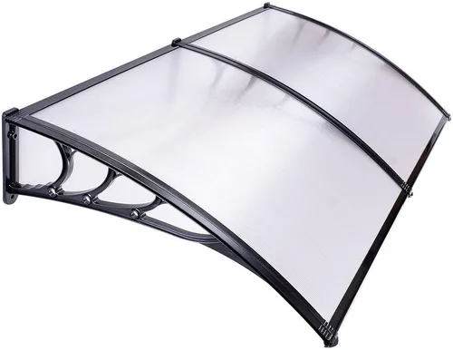 Miniatura 11 de Yescom Toldo para Puerta y Ventana de 40"x40" de Una Pieza Completa de Policarbonato Anti-UV30+ Cubierta para Puerta Delantera Exterior Protección