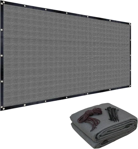 Miniatura 43 de FAIR WIND - Tela de Sombra 90% de Protección Solar, Pantalla de Privacidad, Cobertura para Patio, Toldo con Ojales, Red de Sombra para Jardín, Gris