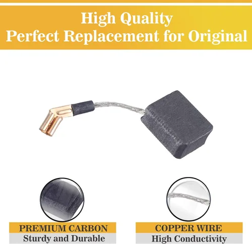 Miniatura 2 de Paquete de 20 cepillos de carbono para motor eléctrico de repuesto N257540, compatibles con amoladora angular Dewalt DWE402 DWE4214