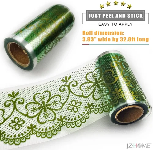 Miniatura 5 de Papel tapiz de encaje transparente, autoadhesivo, impermeable, decorativo para pared, para baño, cocina, sala de estar, dormitorio, espejo
