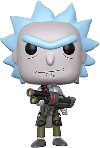 Miniatura 2 de Figura de acción Funko POP animación Rick y Morty Rick con arma (estilos pueden variar)
