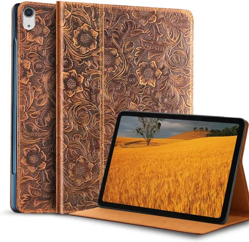 Miniatura 8 de Funda de cuero Gexmil para iPad (A16) de 11ª generación de 11 pulgadas 2025, funda para iPad de 10ª generación de 10.9 pulgadas 2022, funda