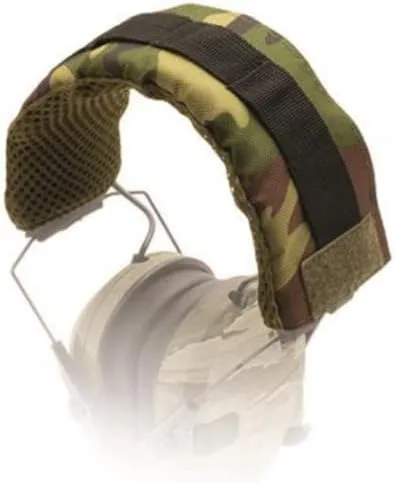 Miniatura 16 de Walker's Diadema envolvente para orejeras de tiro, cubierta universal transpirable para auriculares de protección auditiva, cierre de gancho y bucle