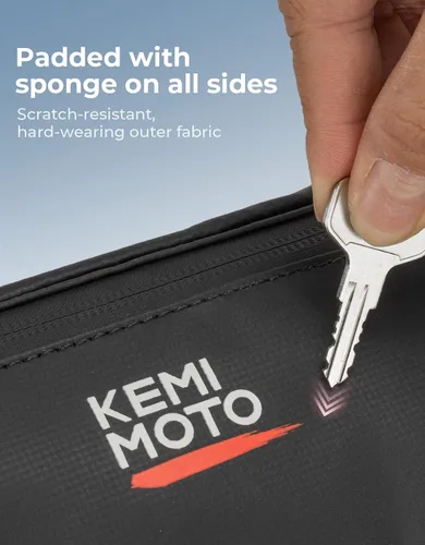 Miniatura 6 de KEMIMOTO Bolsa de manillar de motocross - Bolsa de almacenamiento impermeable para manillar de motocicleta, compatible con Sur-Ron Light Bee X, S