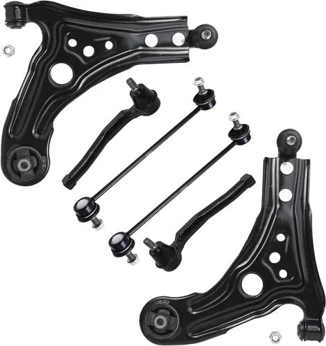 Miniatura 256 de Detroit Axle - Kit de extremo delantero para Chrysler 300 Dodge Charge Challenger 2011-2023, 2 brazos de control inferiores traseros 2 rótulas