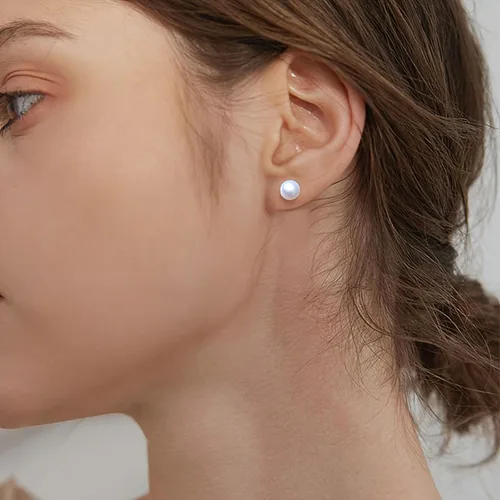 Miniatura 3 de Aretes de perlas de imitación blancas, delicados 12 pares de aretes de perlas para mujer, aretes clásicos y elegantes para mujer