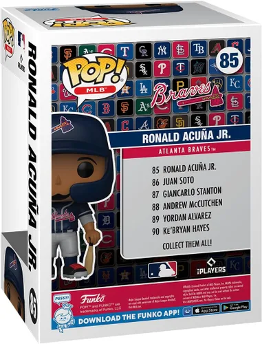 Miniatura 3 de Funko POP! MLB: Braves - Ronald Acuna Jr. - (alt) - Figura de vinilo coleccionable - Idea de regalo - Producto oficial - para niños y adultos