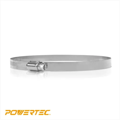 Miniatura 6 de POWERTEC Abrazaderas de manguera de accionamiento de engranaje sin fin de acero inoxidable, ajustables de 5-1/2 a 6-1/2 pulgadas para manguera