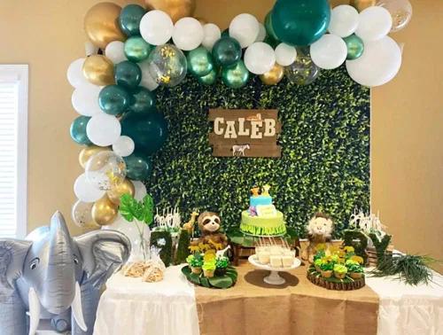 Miniatura 3 de Fondo de fotografía de hojas verdes, primavera, naturaleza, al aire libre, recién nacido, baby shower, arte de pared, boda, fiesta de cumpleaños